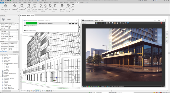 V-Ray Revit | Interaktywny rendering