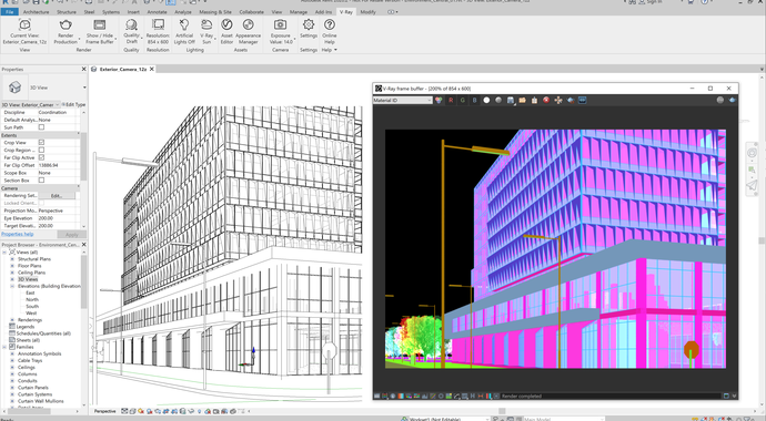 V-Ray Revit | KANAŁY RENDEROWANIA