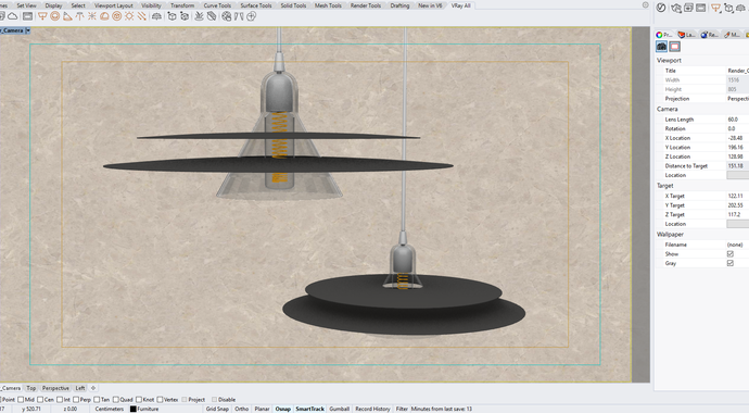 V-Ray Rhino | Dokładny podgląd okna renderingu