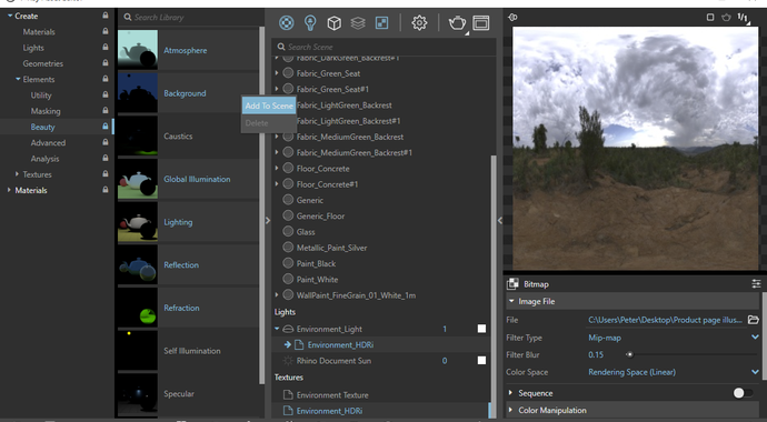 V-Ray Rhino | Inteligentny ASSET EDITOR