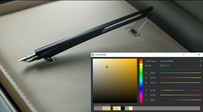 V-Ray Rhino | V-RAY COLOR PICKER
