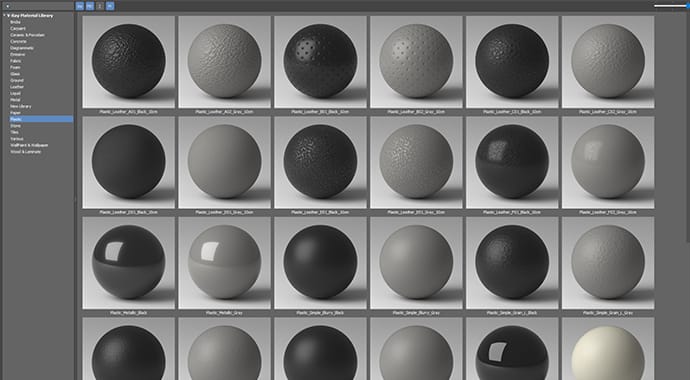 V-Ray SketchUp | Manager materiałów